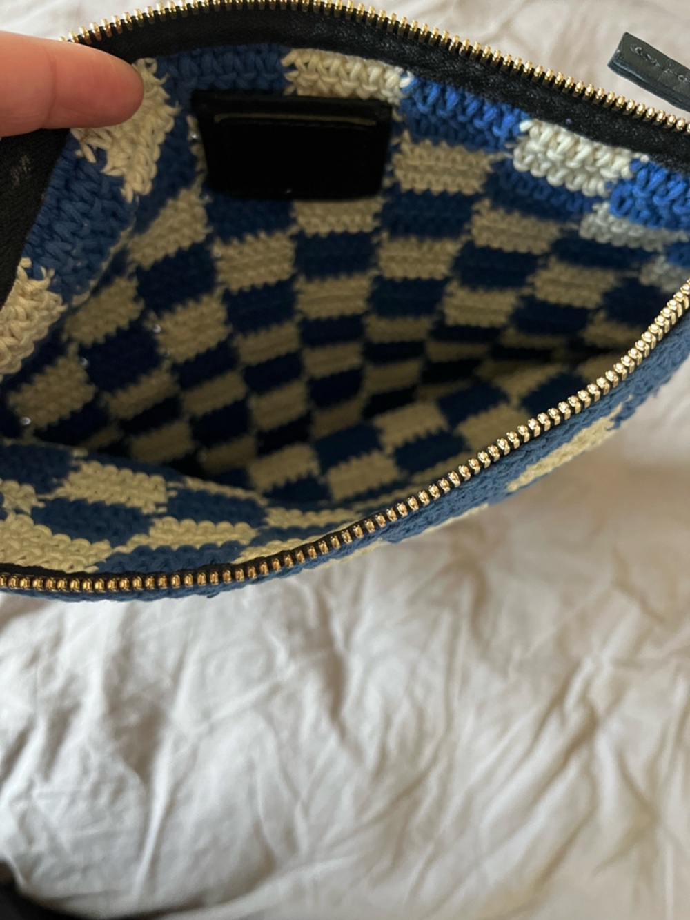 Clare V Crochet Cotton Foldover Clutch - Picture 8 of 8